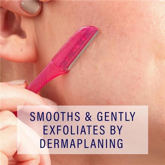 3ct | Dermaplane Razor, Eyebrow Razor, Womens Face Razor Peach Fuzz Remover - Picture 6 of 7
